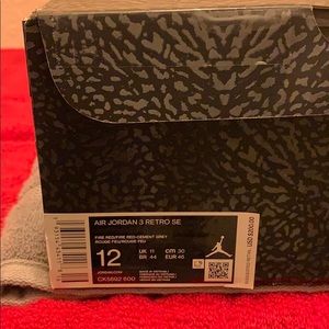 Retro Air Jordan 3 “Red Cement”